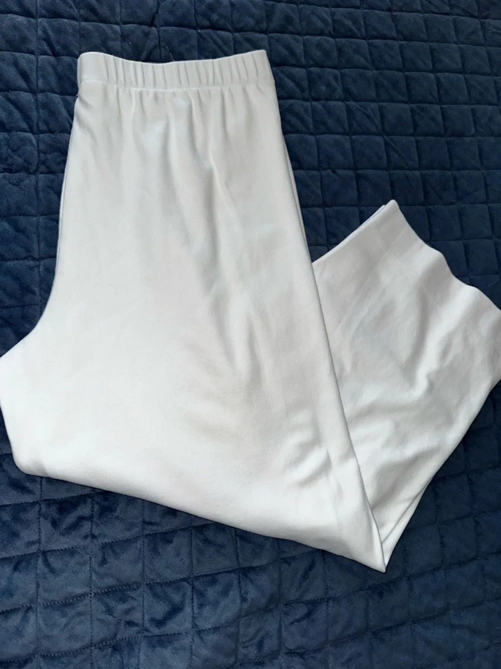Appleseed's Soft White Pull-On Knit Pants - Picture 3 of 6
